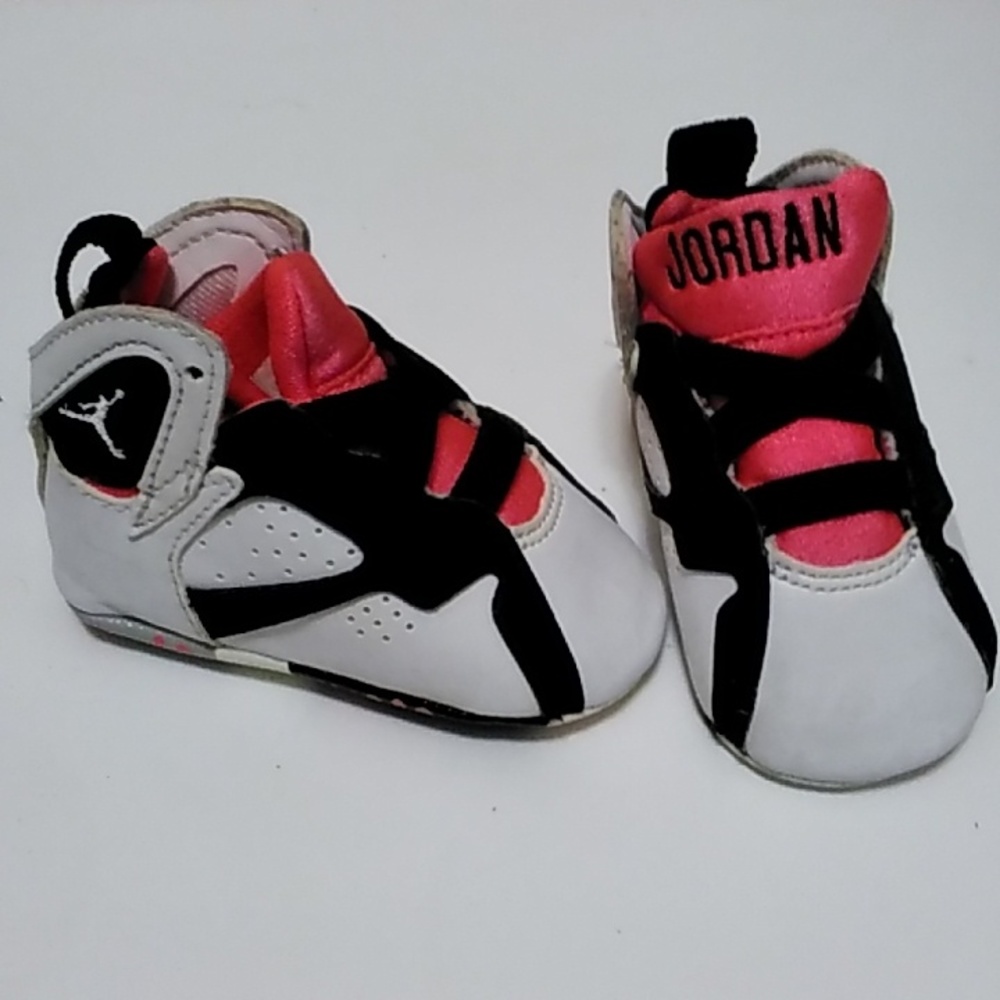 Nike Air Jordan 7 Retro HOT LAVA Size 1c Newborn Baby Crib Shoes